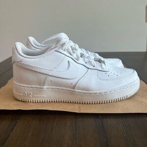 Nike Air Force 1 Low White Sneakers 6.5Y/8 Women’s